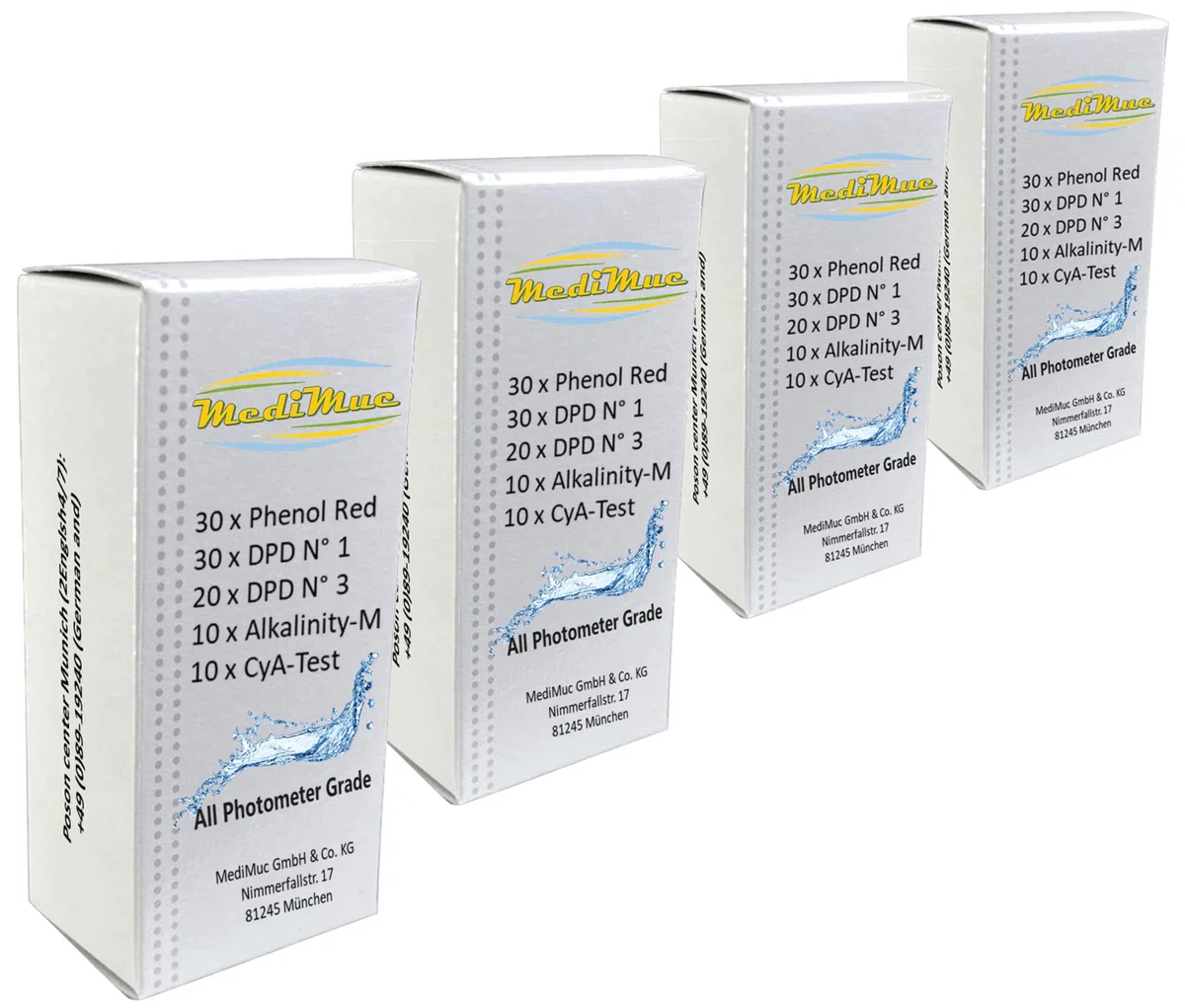 Refill Pack mit 400 Testtabletten für PoolLAB - auch geeignet für andere Handphotometer - original PoolLAB Reagenzien - Tablettenanzahl (400)