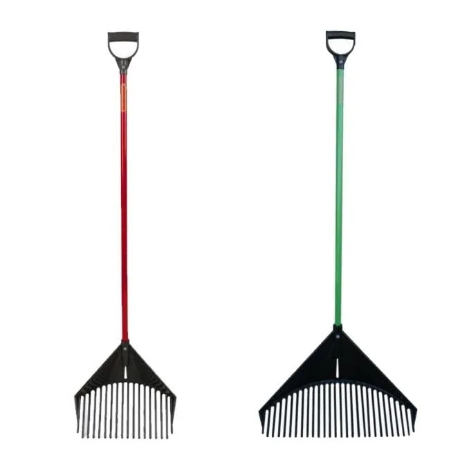 Kombi – Der Original 3-in-1 Multi Rechen. Qualitätsprodukt aus hochwertigen Materialien - Zum Harken, Schaufeln und Sieben - Standard Rot und XXL Grün