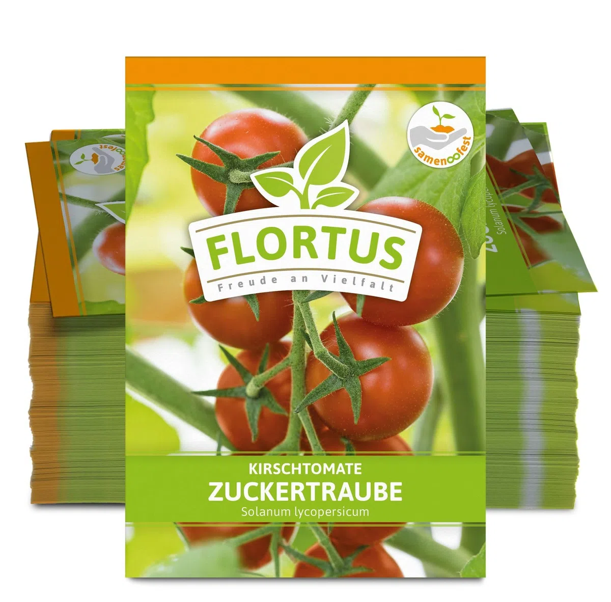 FLORTUS 2000-0481-100x Kirschtomate Zuckertraube (100 Stück) (Kirschtomatensamen)