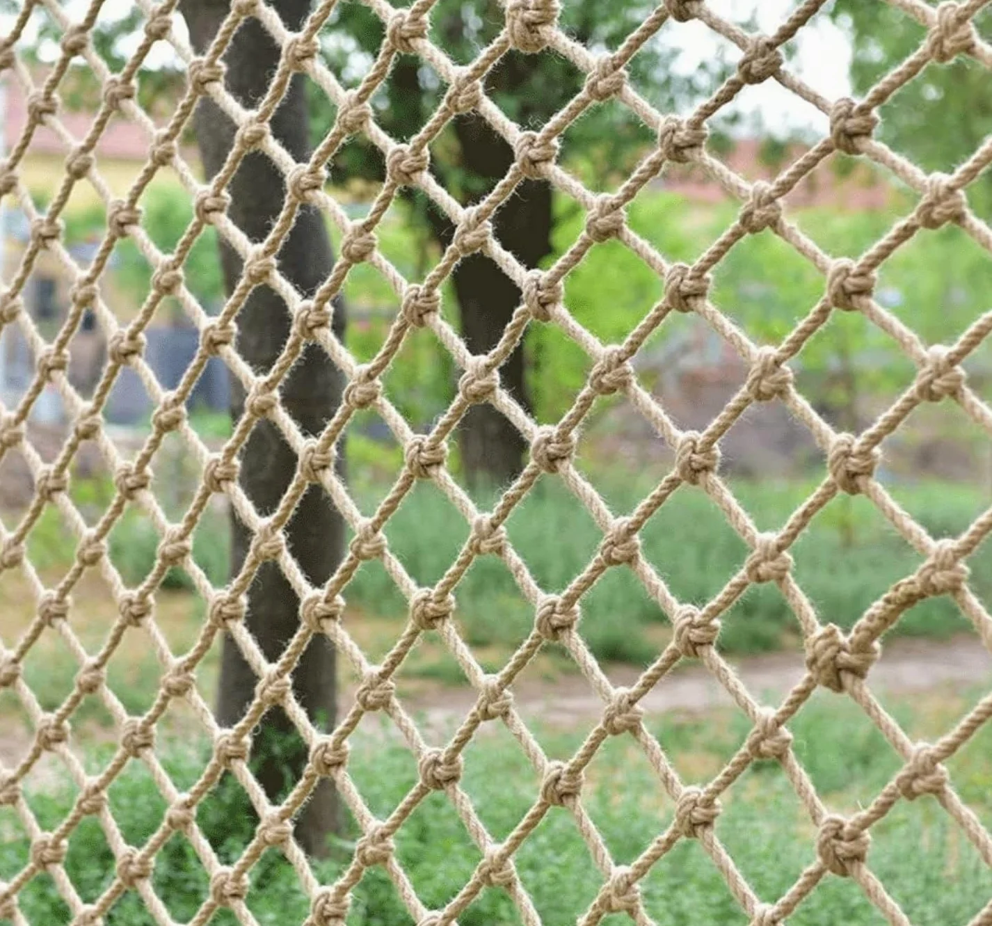 Anpassbares Sicherheitsnetz – Gartenzaun Sichtschutz Barriere für Hängematten, Schaukeln, Klettersport, Indoor/Outdoor Retro Dekoration, Balkon & Treppengeländer