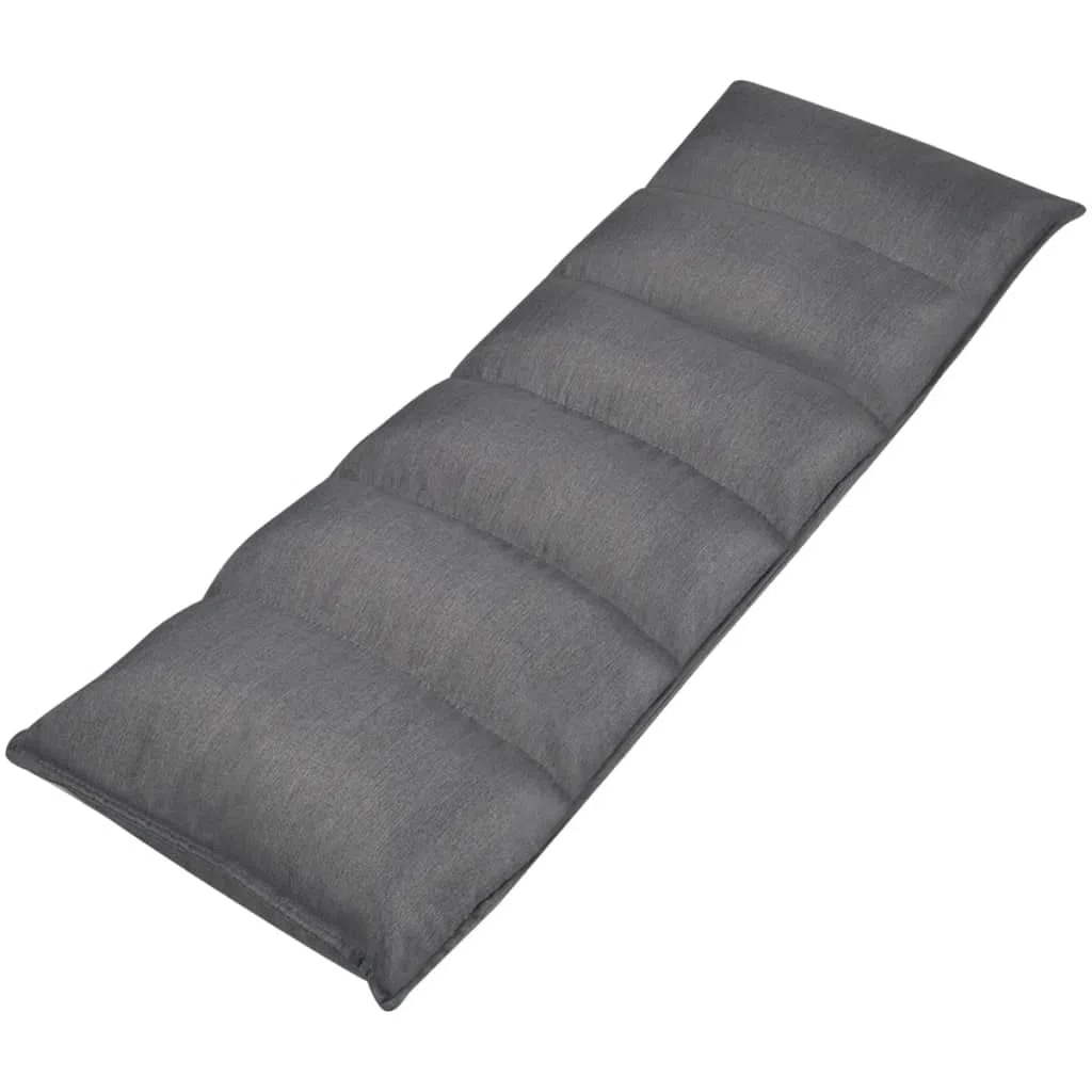 Fengshui Bodenliege Grau Polyester Faltbar 110kg | Leicht, langlebig, für Camping und Garten, kompakt zusammenfaltbar