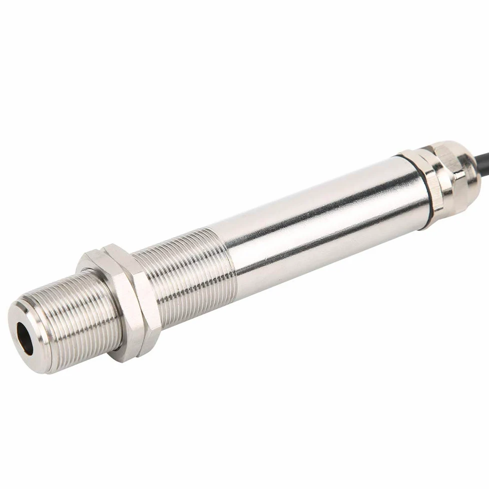 Infrarot-Thermometersonde Zur Berührungslosen Temperaturmessung in der Lebensmittelverarbeitung und Im Industriellen Einsatz, Edelstahl 12V-24V DC (0-500℃)