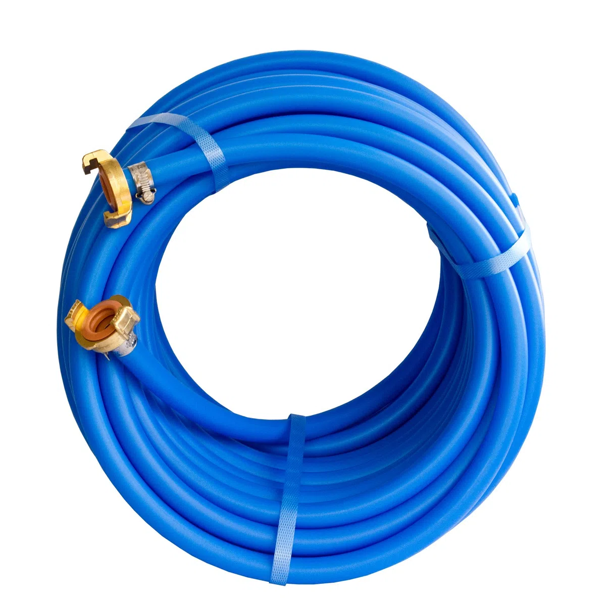 Trinkwasserschlauch 19 mm (3/4"), 20 m Rolle, komplett monitiert mit GEKA Plus Trinkwasser Kupplungen