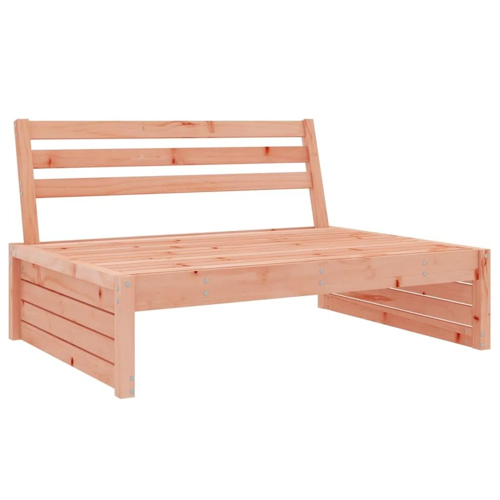 Garten-Mittelsofa 120x80 cm Massivholz Douglasie, Modulares Outdoor Sofa-Element für Garten Terrasse und Balkon, Robustes Lounge-Möbel ohne Kissen, 120 x 95 x 69 cm