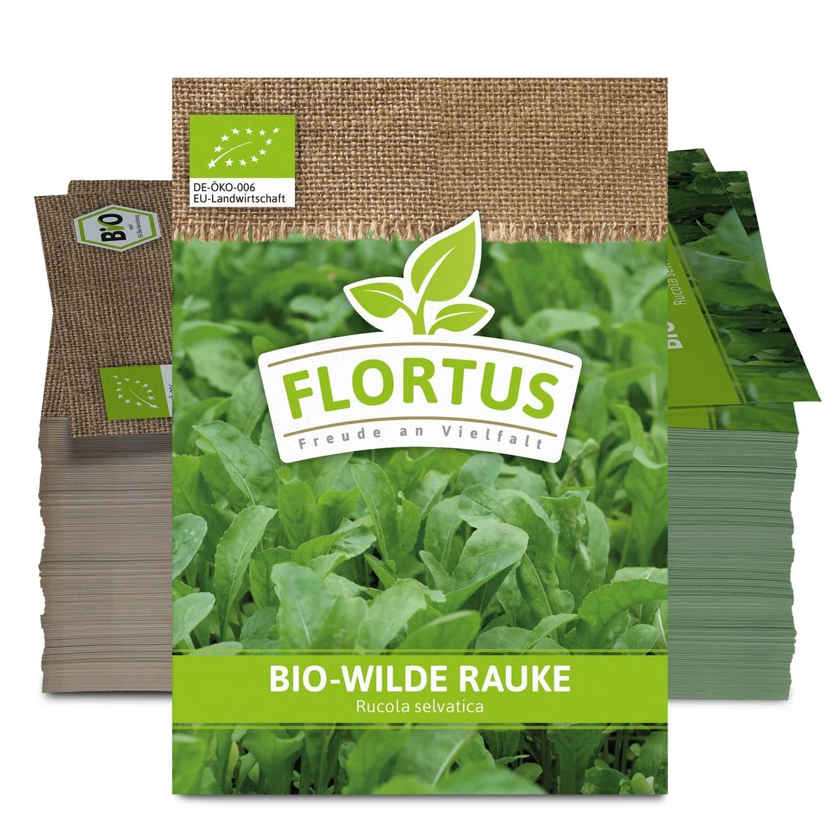FLORTUS 2000-0192-100x Wilde Rauke (100 Tütchen) (BIO Wilde Raukesamen)