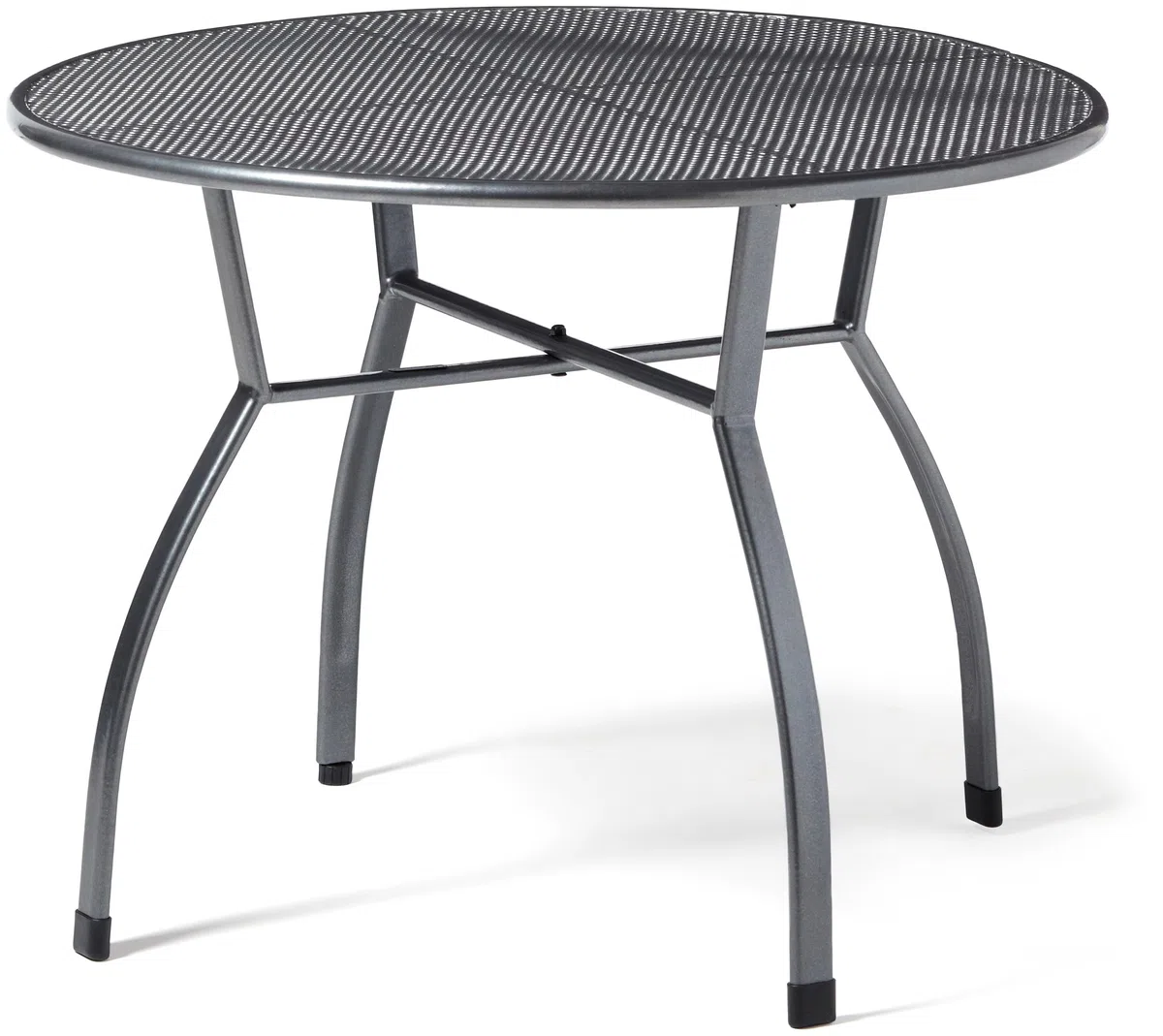 Greemotion Toulouse Gartentisch 100 cm Streckmetall rund eisengrau