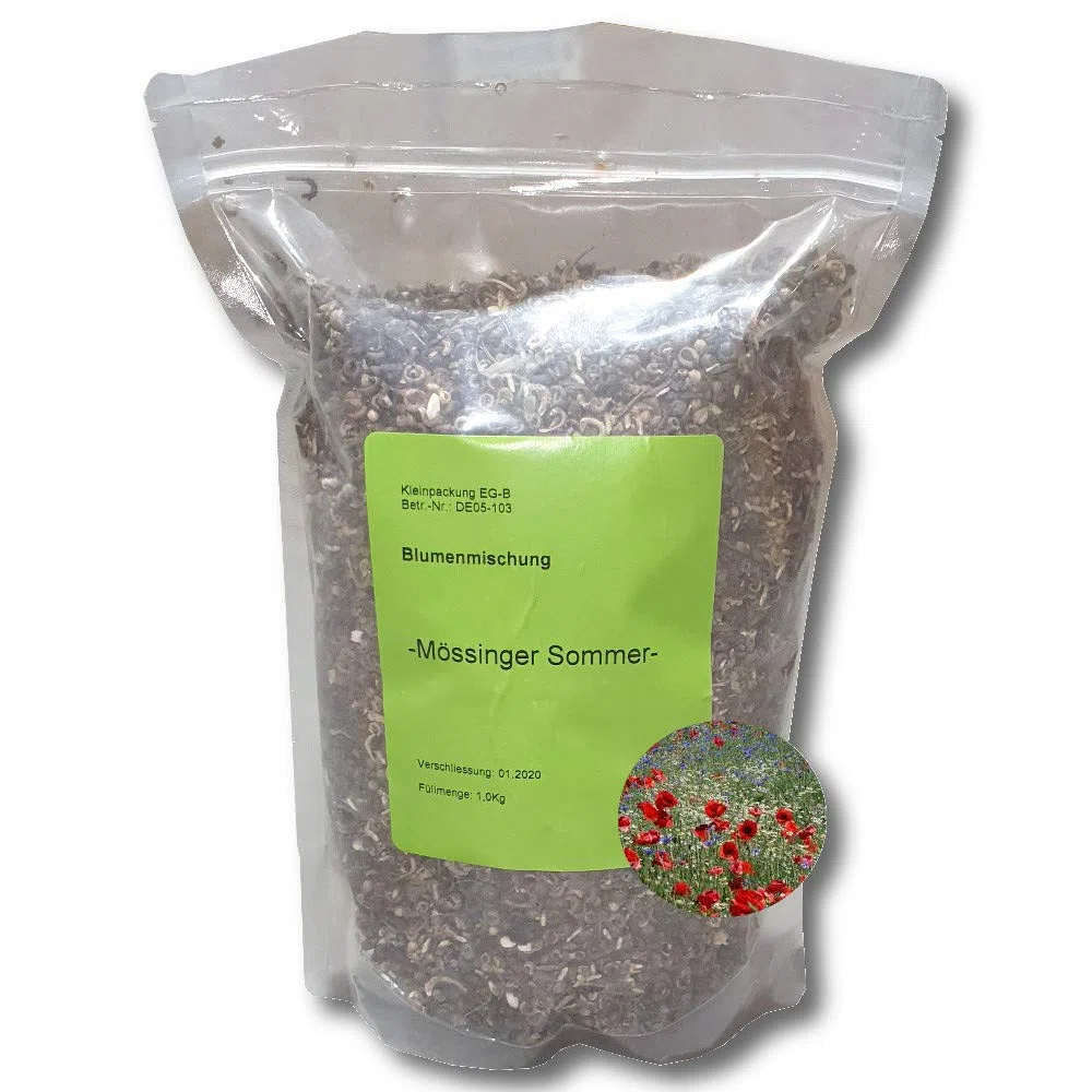 Bunte Blumenmischung Mössinger Sommer 1 kg Blumenweide Blumensamen Bienen