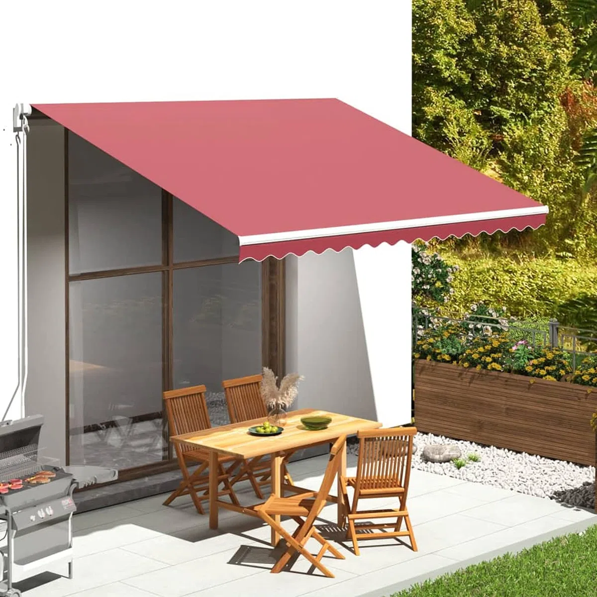 Heavy Du wasserdichter Ersatzstoff 400 x 300 cm Bury – reißfestes Outdoor-Baldachin Sonnenzubehör für ili and Protect