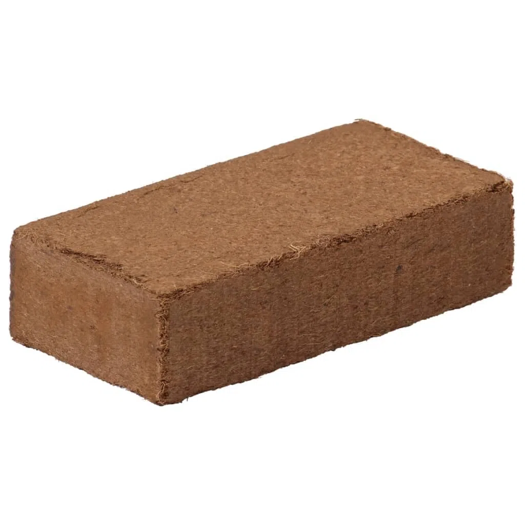 Kokosziegel 24 Stück 15,6 kg Set 650 g pro Stück Kokosfaser Substrat für Blumenerde und Gartenerde mit Nährstoffen für Pflanzenwachstum und Bodenverbesserung im Garten und Balkon