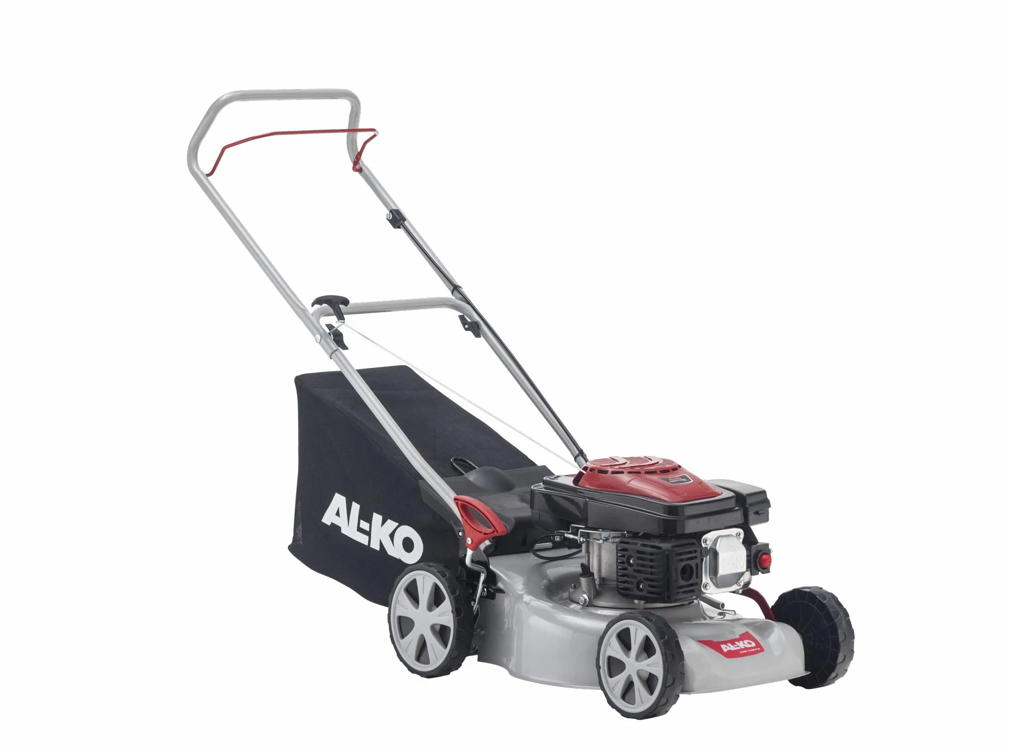 AL-KO Benzin-Rasenmäher Easy 4.20 P-S (42 cm Schnittbreite, 2.0 kW Motorleistung, zentrale Schnitthöhenverstellung, Robustes Stahlblechgehäuse, für Rasenflächen bis 800 m²)