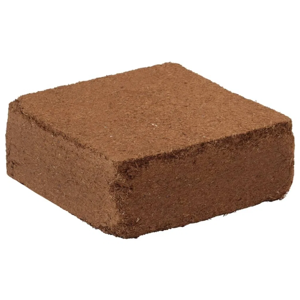 Kokosziegel 5 Stück 25 kg Gesamtgewicht Kokosfaser Humusziegel Natur Substrat für Blumenerde Gartenerde Anzuchterde Hochbeet und Balkon zur Förderung von Wurzelwachstum und gesunder