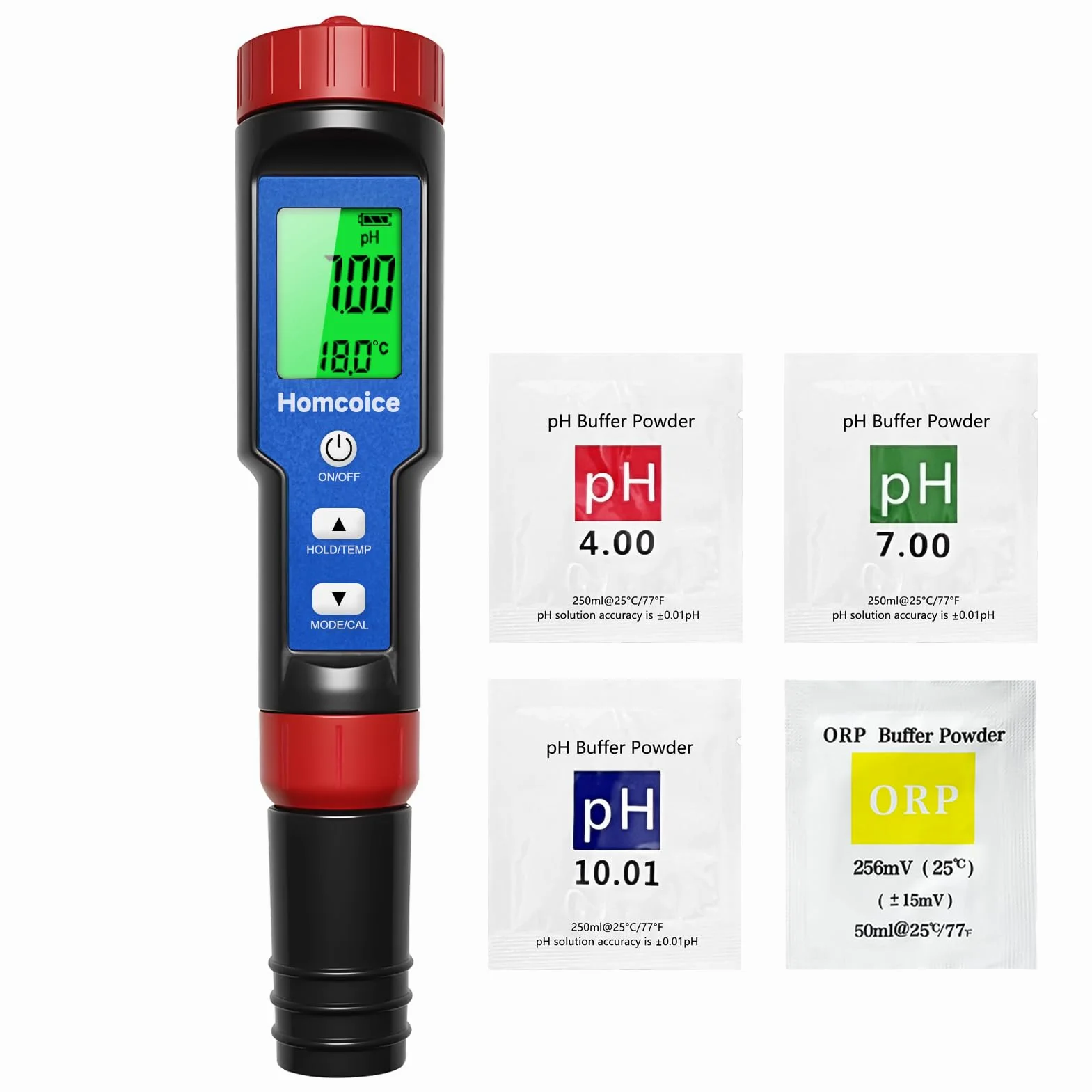 pH Chlor Messgerät 7-in-1, pH Chlor Salzgehalt ORP TDS EC Temperatur Meter, hochpräziser Wasserqualitätstester mit ATC-Funktion für Pools, Trinkwasser, Aquarium, Hydrokultur