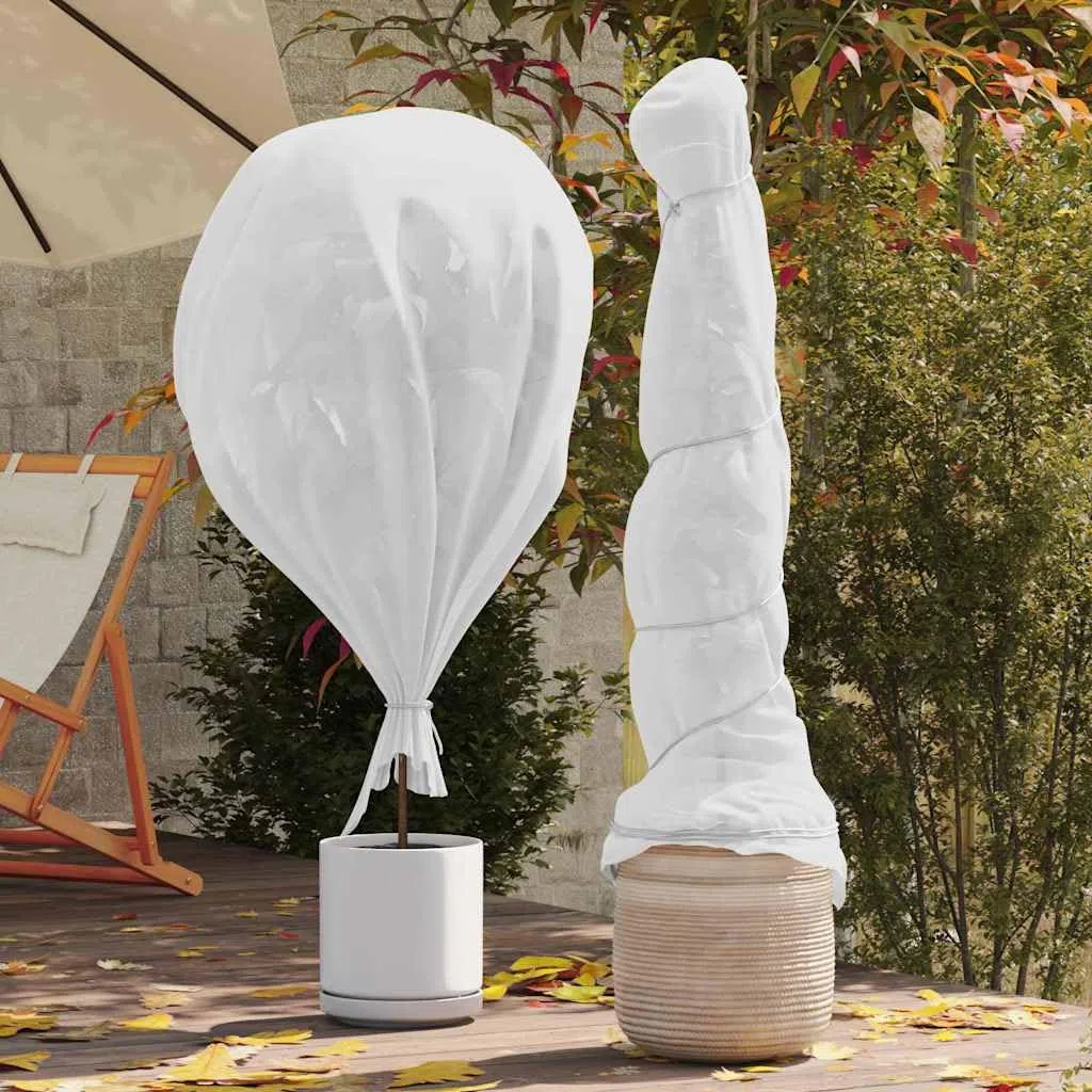 Winterschutz fur Pflanzen Weiß aus Vliesstoff 100 x 3,2 m, UV-beständig, wiederverwendbar, einfach zu benutzen für Gartenpflege Zubehör, Beet, Balkon, Terrasse und Gewächshaus