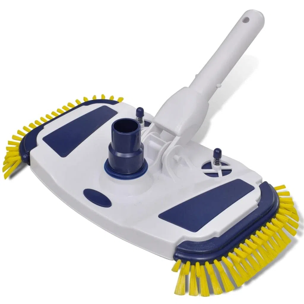 Poolsauger-Bürste inklusive 32/38 mm Schlauchanschluss für effiziente Bodenreinigung im Schwimmbad, geeignet für Pool, Whirlpool, Spa, Garten, Planschbecken und Zubehör