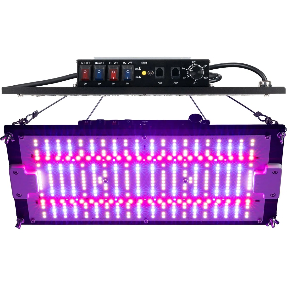 Grow Lampe 150W Pflanzenlampe led Vollspektrum für Zimmerpflanzen | UV IR Rot Blau Licht Schalter mit Samsung LM301H EVO Dioden, LED Grow Light Dimmbare Wachstumslicht