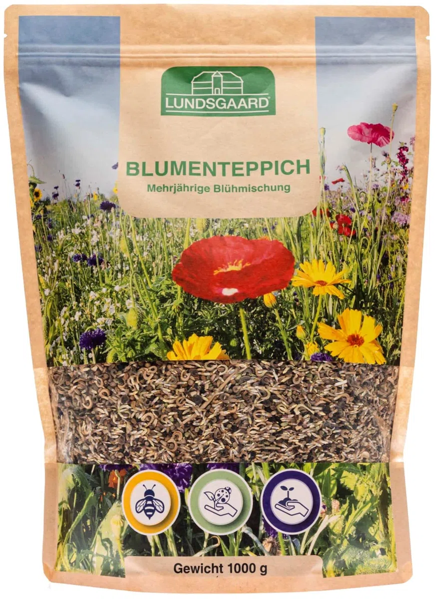 LUNDSGAARD® Blumenteppich (1000 g) Mehrfarbig
